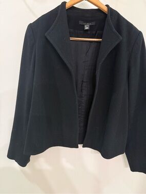 Louben Women’s Black Open-Front Blazer Jacket